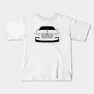 Rolls Royce Ghost Black Outline Kids T-Shirt